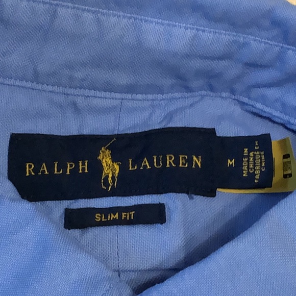 Ralph Lauren Men’s Medium Slim Fit Long Sleeve Button Up Shirt - Picture 6 of 11